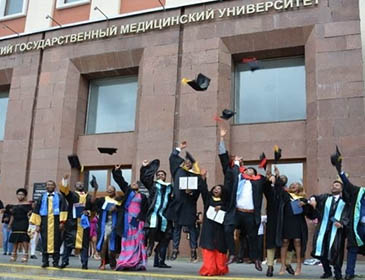 Gomel State Medical University Passing Ceremony