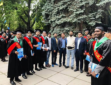 International School of Medicine Passing Ceremony