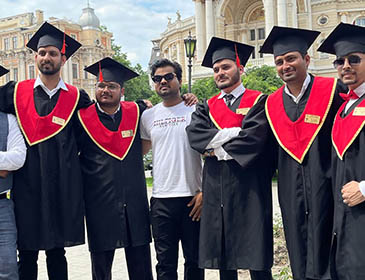Odessa State Medical University passing Ceremony 